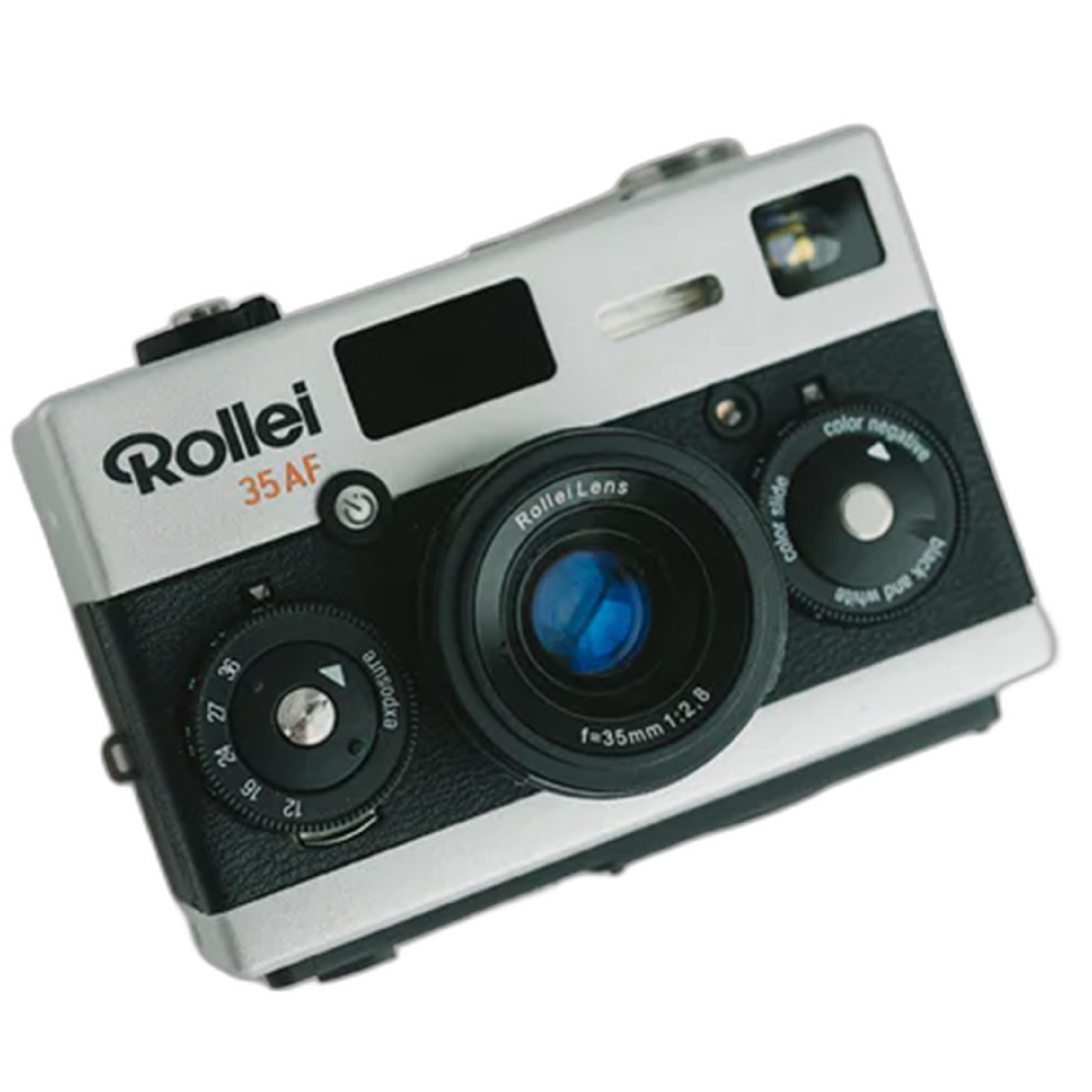 Opened Box* Mint Rollei 35AF Film Camera - Silver