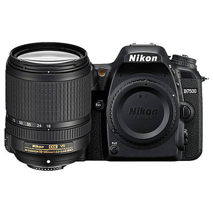 Nikon D7500 DX-format DSLR Camera with 18-140mm Lens