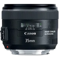 Used Canon 35MM F/2 IS USM Lens - As Is *Crack in Focus Window* 1