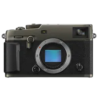 Used Fuji X-T10 Body Only Black - *Works fine - crack in body* - As Is 0