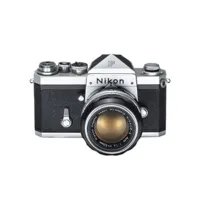 Used Nikon F (Silver) 35MM SLR - As Is *No Meter* 0