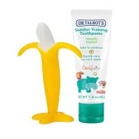  Toddler Toothpaste Combo Set Incl Banana Toothbrush 0