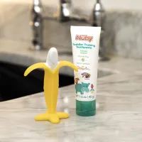  Toddler Toothpaste Combo Set Incl Banana Toothbrush 3