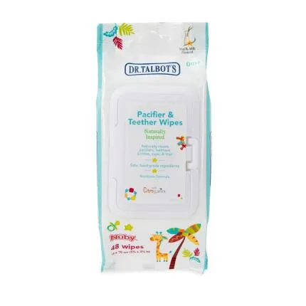  48Pk Citroganix Pacifier Wipes Vanilla Milk Flavored