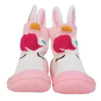 Nuby Baby Rubber Shoes Large Pink Unicorn Only 2
