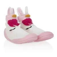 Nuby Baby Rubber Shoes Medium Pink Unicorn Only 0