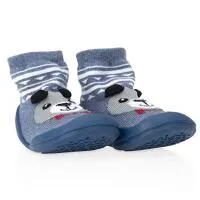 Nuby Baby Rubber Shoes Large Blue Bear Only 0