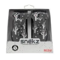 Nuby Baby Rubber Shoes Large Gray Zebras Only 2