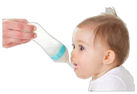 Nuby Natural Touch Silicone Travel Infa-feeder with Silicone Spoon 1