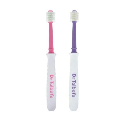 Nuby 2Pk 360 Toothbrus Pink Purple 
