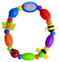 Nuby Bug-A-Loop Teether Bead Necklace 0