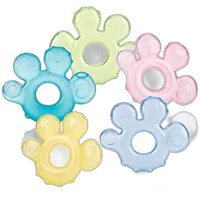 WATER FILLED HAND TEETHER APPLE TEETHER ON A RING 0