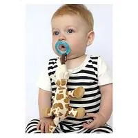 Nuby Snoozie Plush-Giraffepacifier 0-6 Mos. In Sealed Polybag 1