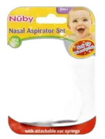 Nuby Nasal Aspirator and Ear Syringe Set 0