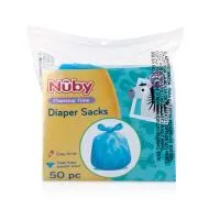 Nuby 50 Count Diaper Sacks Scented Scented Bags 0