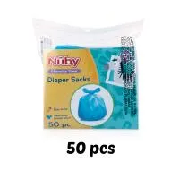 Nuby 50 Count Diaper Sacks Scented Scented Bags 7