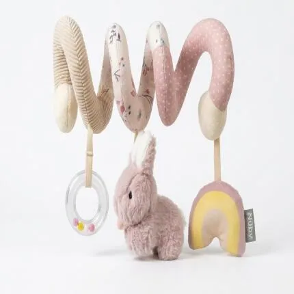 Nuby Plush Spiral Activity Toy Rabbit