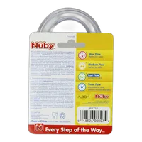 Nuby Silicone Nipples 4pk 1
