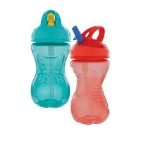 2PK 10OZ.FLIP-TIP HARD STRAW 2PK. 10OZ. SUPER STRAW GRIPPER 0