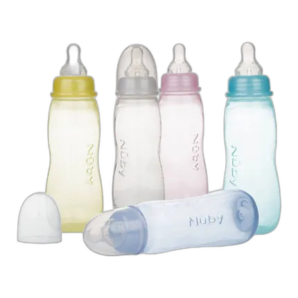 Nuby 8oz Tinted Feeding Nurser Bottle