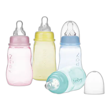 Nuby 4oz Tinted Feeding Nurser Bottle