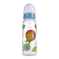 Nuby 8oz Clear Leak-Proof Bottle 1