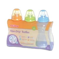 Nuby 10oz PP Bottles 3pk 0