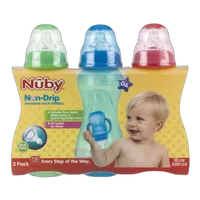 Nuby 10oz PP Bottles 3pk 1
