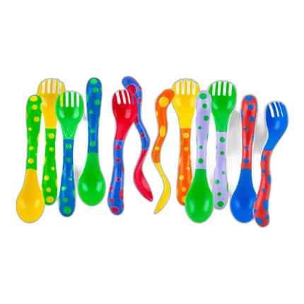 Nuby Spoon and Fork 4pk