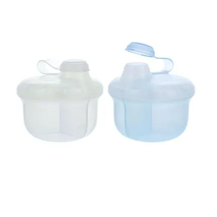 2PK MILK POWDER DISPENSER 1PK NIBBLERS-FOOD W/ CAP