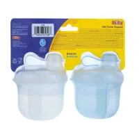 2PK MILK POWDER DISPENSER 1PK NIBBLERS-FOOD W/ CAP 2