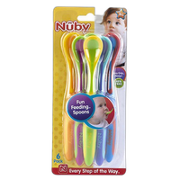 6PK FUN FEEDING SPOON 6PK SPOON W/ HEAT SENSITIVE 1