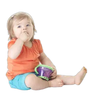1PK Snack Keeper Bowl with Fork and Spoon Set 7