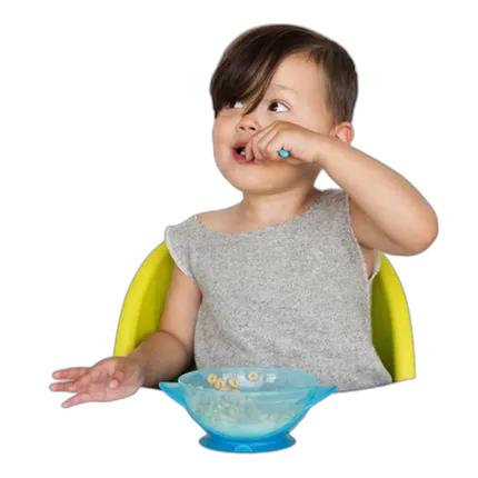 Suction Bowl w/Spoon and Lid 4pk Toddler Snack Combo