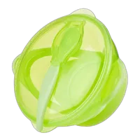 Suction Bowl w/Spoon and Lid 4pk Toddler Snack Combo 2