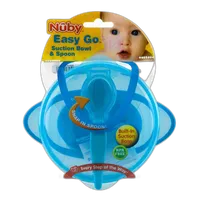 Suction Bowl w/Spoon and Lid 4pk Toddler Snack Combo 5