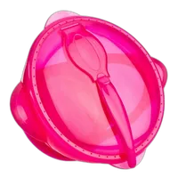 Suction Bowl w/Spoon and Lid 4pk Toddler Snack Combo 6