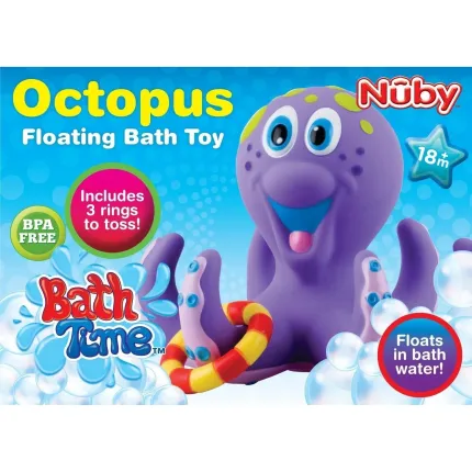 OCTOPUS BATH TIME TOSS FLOATING TURTLE BATH TOY