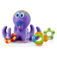 OCTOPUS BATH TIME TOSS FLOATING TURTLE BATH TOY 1