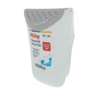 Nuby Bath Rinse Pail With Strainer White N Gray 0
