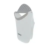 Nuby Bath Rinse Pail With Strainer White N Gray 2