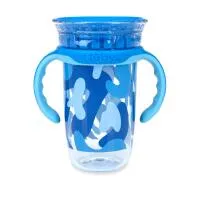 Nuby 10Oz Camo Tritan Smart Cup With Handles And Hygienic Cove 0