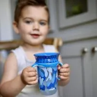 Nuby 10Oz Camo Tritan Smart Cup With Handles And Hygienic Cove 4