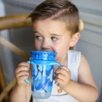 Nuby 10Oz Camo Tritan Smart Cup With Handles And Hygienic Cove 5