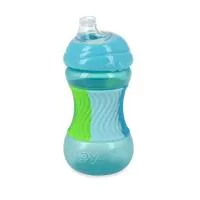 Nuby 10Oz Clik-It No-Spill Cup Aqua Only With Sili Band 1