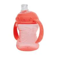 Nuby 3Pk 8Oz 2 Handle Cup Spout Pink Purple And Coral 3
