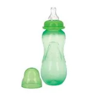 Nuby 3Pk 10Oz No Spill Bottles-Neut Aqua Yellow And Coral 1