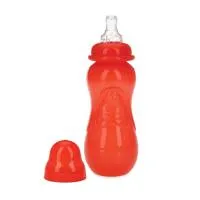 Nuby 3Pk 10Oz No Spill Bottles-Neut Aqua Yellow And Coral 3