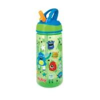 Nuby 2Pk 18Oz Hard Straw Flip-It Cu Boy Asst Only 1
