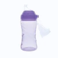 Nuby 2Pk 12Ox Spout Cup Purple Aqua Girl Asst Only - Same As 1348 2
